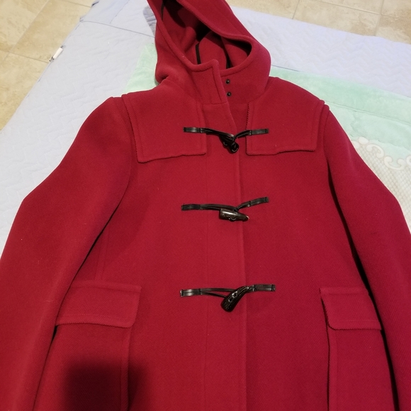 Burberry Jackets & Blazers - Burberry red coat